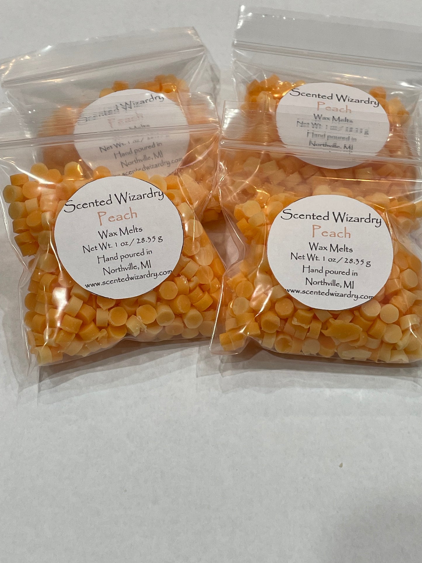 Peach Wax Melt Gems