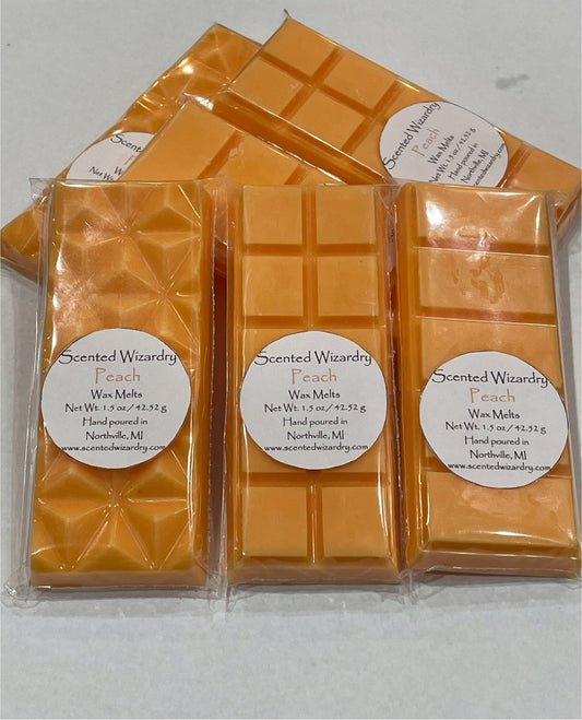 Peach Snap Bar Wax Melts